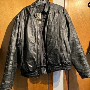 Hein Gericke Vintage black leather jacket Size 40